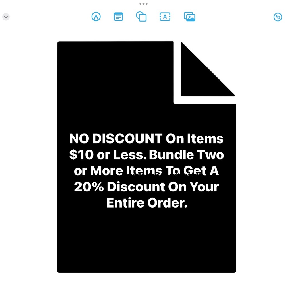 No Discounts on Items $10 or Less